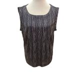 Graff Black and White Vintage Open Cardigan with Matching Camisol Blouse Size X Photo 4