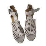 Charlotte Russe Women's Block Heel Boho Chic Peep Toe Size 9 Tan Photo 1