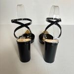 Valentino Garavani  One Stud Patent Leather Block Heel Pumps Black Size EU 37 Photo 4