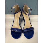 Betsey Johnson Royal Blue Bling Women’s Debie Sandals Size 7 Dressy Wedding Photo 1
