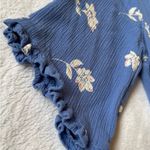 Billabong  Blue V-Neck Floral Mini Dress Size Small Photo 2