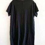 Torrid Dress Mini French Terry Tee Shirt Dress Black w/ Embroidery Sz 1X (1) GUC Photo 13