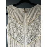 Antonio Melani  Cream Lace Sheath Dress Size 0 Photo 7