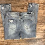 Risen  LOS ANGELES JEANS SIZE 15/32 BLUE DENIM HIGH RISE DISTRESSED JEANS #247 Photo 3