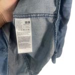 Uniqlo  Women's Size Large Chambray Pearl Snap Shacket Button‎ Up Top Photo 5