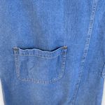 Vintage 90s Boston Classics Denim Jumper Dress Plus Size 16W Blue Jean Pocket Photo 6