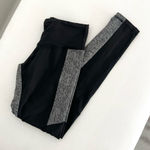 Strut this Strut-This Black and Heather Charcoal Gray Leggings with Side Mesh in Size OS Photo 0