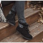 Muk Luks Lynsey Water Resistant Winter Boots Wool Glenn‎ Plaid Detail Black 11 Black Photo 11