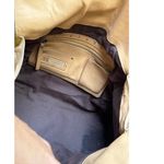 Frye Vintage braided handles tassel Boho leather shoulder bag Apricot color Photo 10