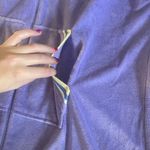 New Stan Herman Purple Zip Up Short Sleeve Robe Gown With Pockets M Size M Photo 3