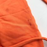 Good American Jacquard Tiny Ties Wrap Bikini Top Stretch Orange 5 US 2XL Photo 4