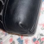 Coach Vintage Sateen Monogram and Leather/Silver Chain Shoulder/Crossbody Bag Photo 8