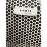 Akris Punto  Designer Polka Dot Button Down Shirt Sz 8 Photo 3