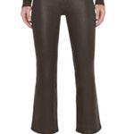 frame denim FRAME JetSet Crop Mini Boot Noir Black Coated High Rise Pants Size 1 (25-29) Photo 0