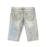 Vintage Silver Jorts Jean Size 27 2 Light Wash Distressed Y2K Low Rise Shorts Blue Photo 1