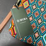 NWT Myra Bag Women's Multicolor Clutch Bag Red Photo 4