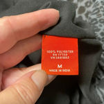 Kirna Zabete For Target Leopard Print Dress Size Medium Sheer Gray and Black Photo 3