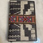 Brighton  Wallet Africa Stories Leather Folio bag Black Cream Woman’s New size OS Photo 9