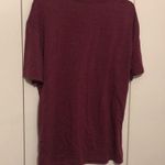 Mental Health Matters Women’s Size Large Wine Color Short Sleeve Tee Photo 3