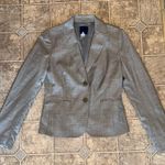 J.Crew Womens Gray Slim Business Blazer Suit Jacket Size 2 100% Wool/Polyester Photo 1