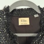 Elie Tahari  Black Tweed Blazer Jacket Photo 5