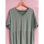 Lands' End Women’s Only Necessities Teal Polka Dot Dress Size 20W Photo 1