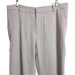 NWT AREA STARS Grey Liz Pant Dress Pants Belt Loops Polyester Large Gray Photo 1