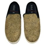 Sole Society “Belynda” Calf Hair Cheetah Print Mules Sneakers Slip-On Size 7.5 Photo 2