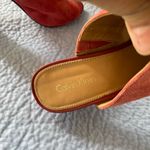 Calvin Klein  Red and Silver Heels Photo 4