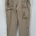 Johnny Was  tan cargo‎ pants size 12 Photo 0