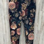 Abercrombie & Fitch Abercrombie Abstract Floral Legging Pants Zipper Detail Womens Medium Photo 0