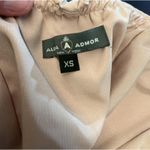 Alexia Admor  Dress Womens XS Black Nude One Shoulder Lace One Sleeve Mini USA Photo 11