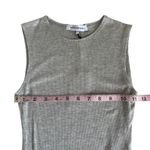 We Wore What Heather Gray Rayon Ribbed Muscle Tank Bodysuit Women’s Size XS NWT Photo 1