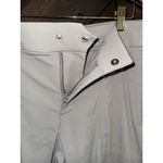 Athleta  Womens Pants Sz 12 Gray Nylon Elastic Waist Zip Snap‎ Pockets Jogger Photo 5