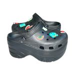 Voco Black Chuky Platform Slip Photo 2