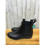Jack Rogers NWT  Women's Black Sallie Chelsea Rain Boot‎ Size 10 Photo 2