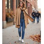 J.Crew Merino wool-blend tie-neck sweater-jacket XS 6-8 Photo 1