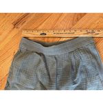 Madewell  Breezewoven Crop Wide Leg Pants Medium Green Linen Pull On Lagenlook Photo 3