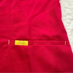 FIGS  Scrubs Top Women’s Stretch Pockets Pink With Yellow Logo Medical Wear Photo 6