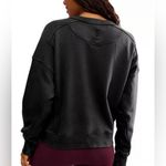 Free People Movement Hatch Intercept Sweatshirt Black Washed out Size L Photo 1