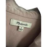 Madewell Corduroy Belted Jumpsuit K3347 Purple Pink Size 4 Photo 7