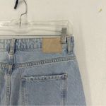 ZARA High Waist Straight Leg Light Wash Jeans Womens 4 Photo 8
