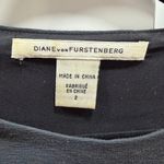 Diane Von Furstenberg  Elegant One Shoulder Dark Gray Dress Photo 2
