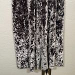Urban Outfitters Women S Gray Silver Crushed Velvet Jumpsuit Wide Leg V Neck Photo 1