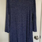 Old Navy NWOT |  women’s blue‎ soft knit long sleeve dress — small Photo 0