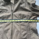 Women’s Brown Moto Jacket – Casual Utility Style, Size Small/Medium Photo 6
