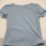 Princess Polly Lex Short Sleeve Top T-shirt in Sky Blue Size 4 Photo 1