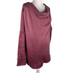 Free People Otto Slouchy Sweatshirt Tunic Oversized Jasper Rose M Photo 6