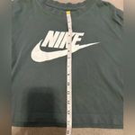 Nike  Cropped Logo Tee XS – Green/Gray Short Sleeve Athletic Top Photo 6