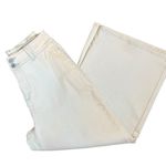 A loves A  Women’s Size 26 Beige Crop Wide Leg Jeans High Rise Sailor Stretch Photo 7
